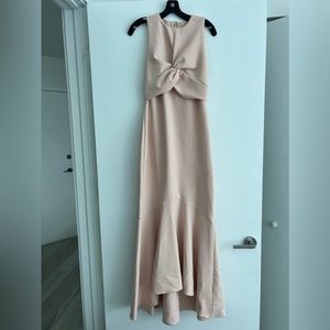 Bridesmaid blush pink dress